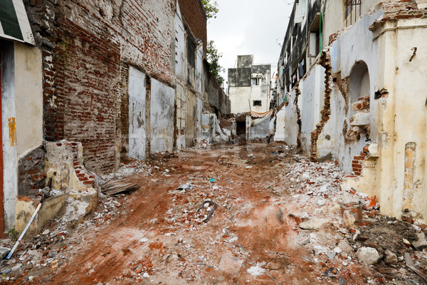 Calle ruinas casas India Foto stock © dmitry_rukhlenko