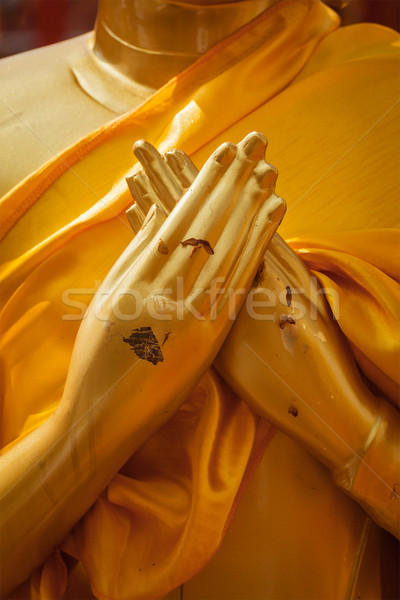 Buddha statue hands in  Vajrapradama Mudra Stock photo © dmitry_rukhlenko