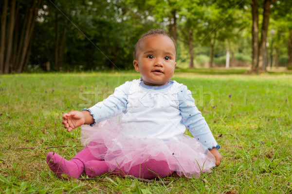 Dulce pequeño África nina feliz nino Foto stock © DNF-Style