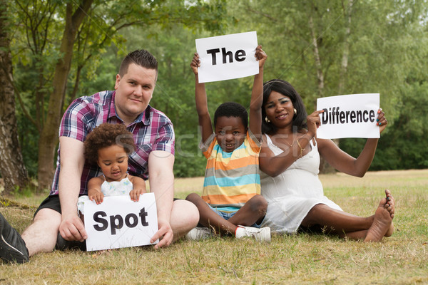 Loc diferenta african multicultural familie Imagine de stoc © DNF-Style
