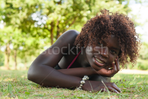 Nice black girl Stock photo © DNF-Style