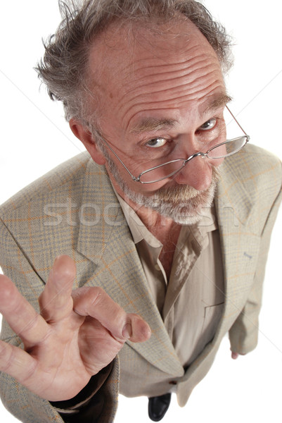 Professor gesto homem escolas Foto stock © dnsphotography