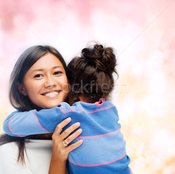 Mère fille famille enfants gens heureux [[stock_photo]] © dolgachov