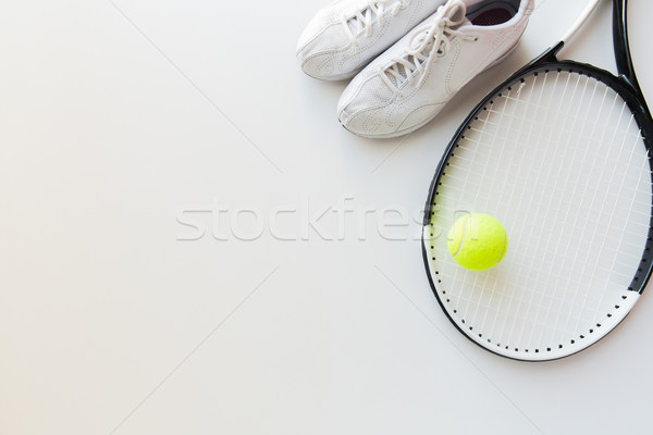 Stockfoto: Tennisracket · bal · sport · fitness