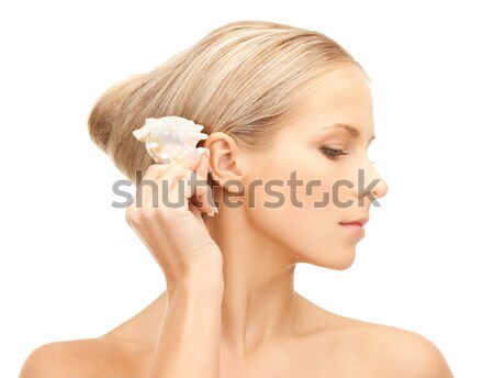 lovely woman Stock photo © dolgachov