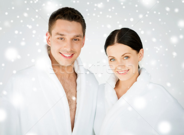 couple in spa Stock photo © dolgachov