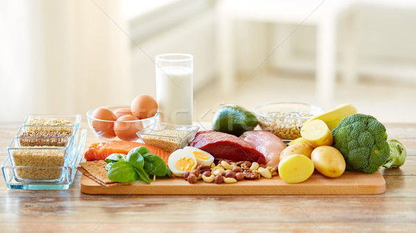 Foto stock: Naturales · alimentos · mesa · alimentación · saludable · dieta · peces