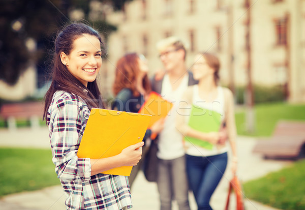 Adolescente dossiers Retour été vacances éducation [[stock_photo]] © dolgachov