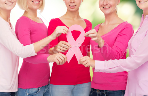 Mulheres câncer consciência saúde Foto stock © dolgachov