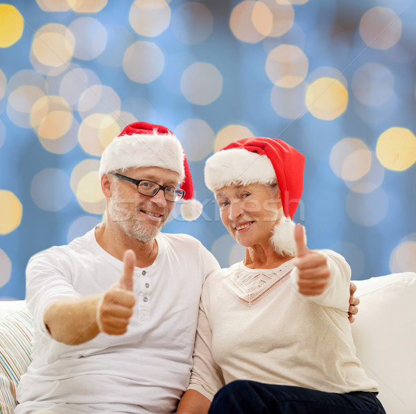 Heureux couple de personnes âgées helper famille [[stock_photo]] © dolgachov