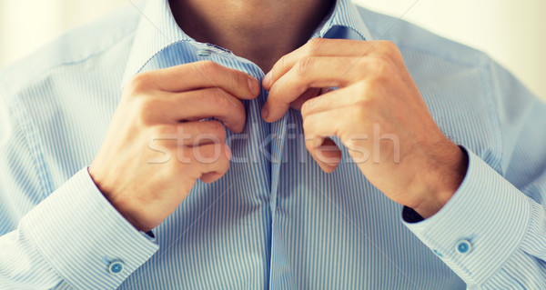 Homme shirt pansement personnes affaires Photo stock © dolgachov