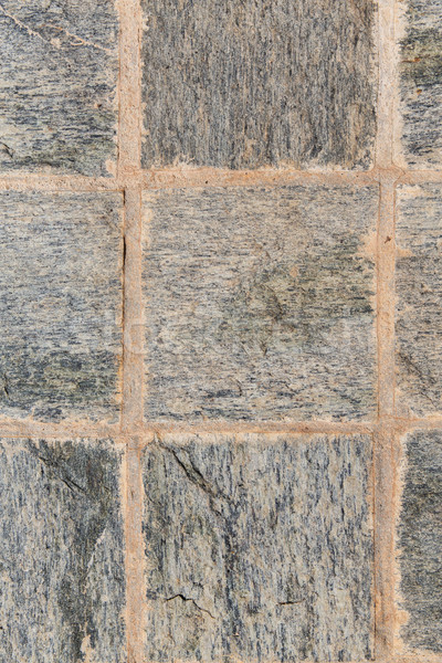 close up of paving stone or facade tile texture Stock photo © dolgachov