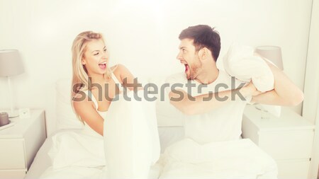 Malheureux couple argument chambre personnes relation [[stock_photo]] © dolgachov