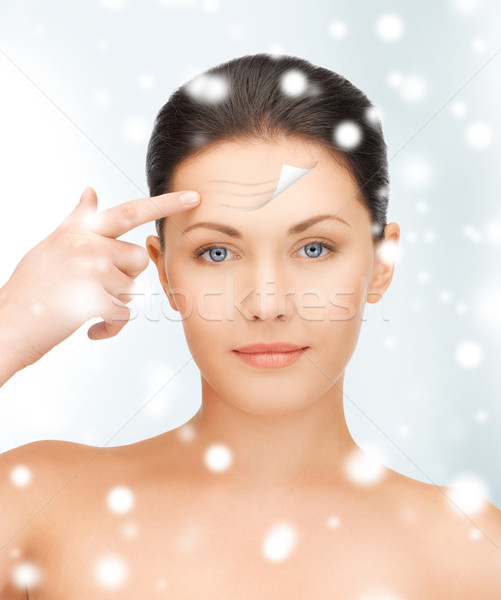 beautiful woman face Stock photo © dolgachov