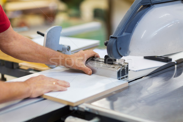 Stockfoto: Timmerman · paneel · zag · fabriek · productie · industrie