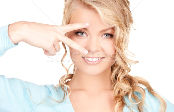женщину стороны полированный ногти фотография Сток-фото © dolgachov