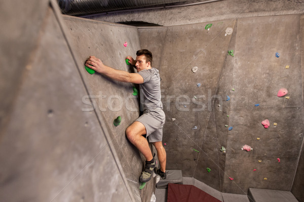 若い男 行使 登山 ジム フィットネス ストックフォト © dolgachov