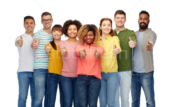 Internationale groep mensen tonen diversiteit race Stockfoto © dolgachov