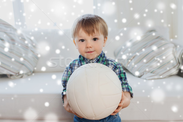 Сток-фото: счастливым · мало · ребенка · мальчика · мяча · домой