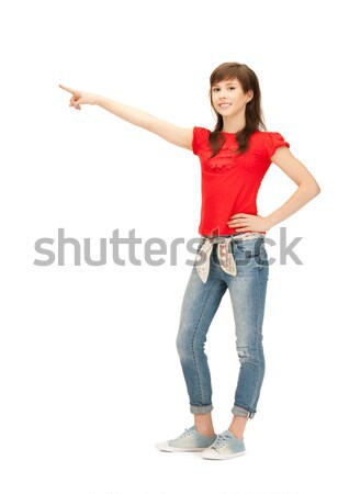 Heureux insouciance adolescente lumineuses photos femme [[stock_photo]] © dolgachov