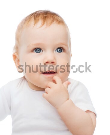 smiling little baby Stock photo © dolgachov