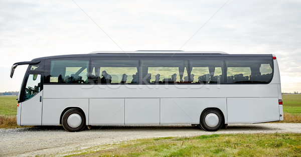 Tour bus rijden buitenshuis reizen toerisme Stockfoto © dolgachov