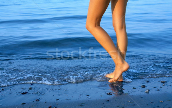 alone at the beach Stock photo © dolgachov