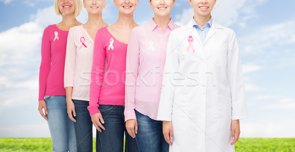 Mujeres cáncer conciencia salud Foto stock © dolgachov