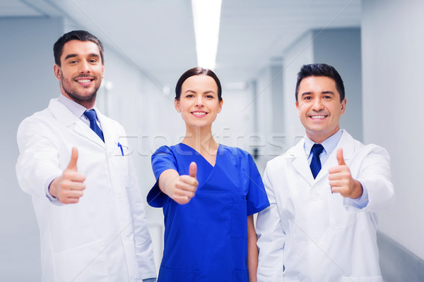 Foto stock: Médicos · hospital · profissão · pessoas