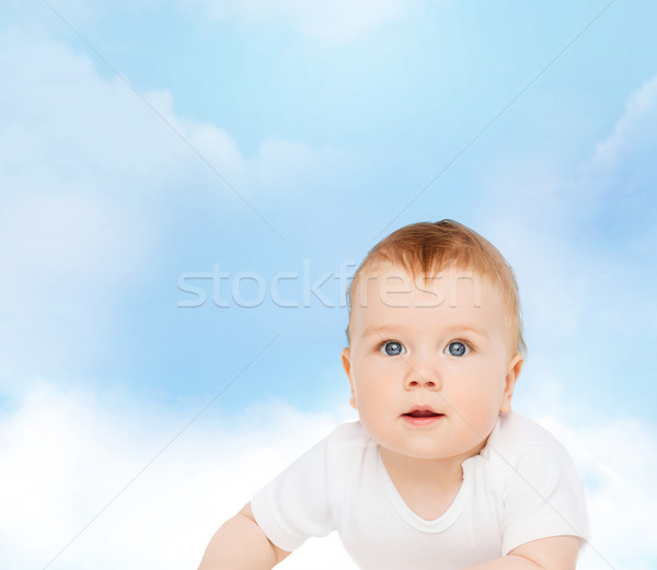 smiling little baby Stock photo © dolgachov