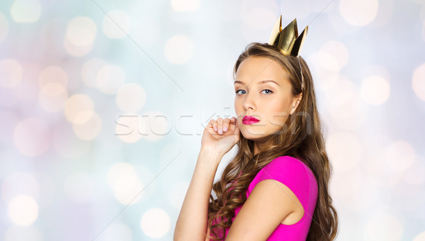 若い女性 十代の少女 ピンク ドレス 人 休日 ストックフォト © dolgachov
