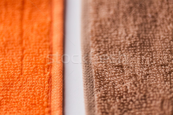Bagno asciugamani igiene tessuto tessili Foto d'archivio © dolgachov