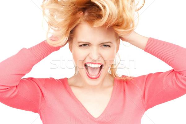 happy woman Stock photo © dolgachov