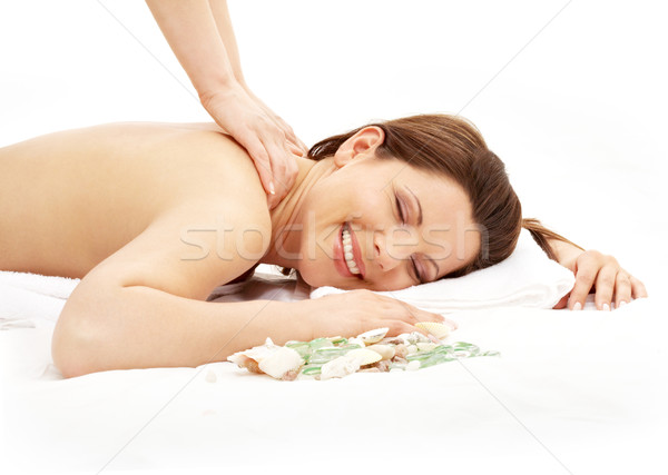 happy massage #2 Stock photo © dolgachov