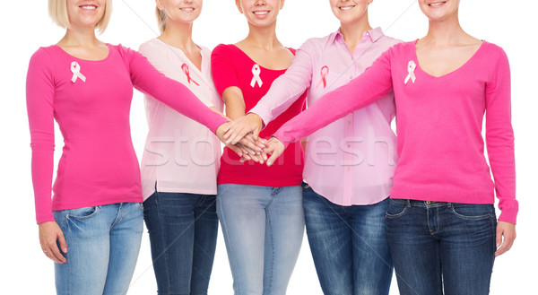 Foto stock: Mulheres · câncer · consciência · saúde