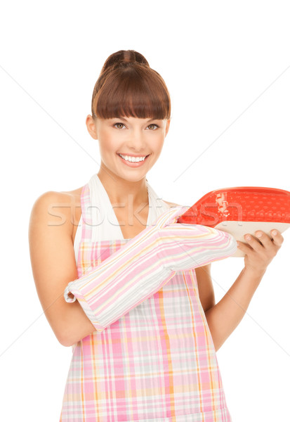 cooking housewife Stock photo © dolgachov
