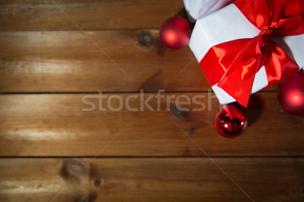 Czerwony christmas wakacje Zdjęcia stock © dolgachov