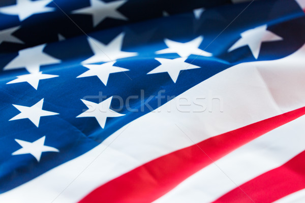 close up of american flag Stock photo © dolgachov