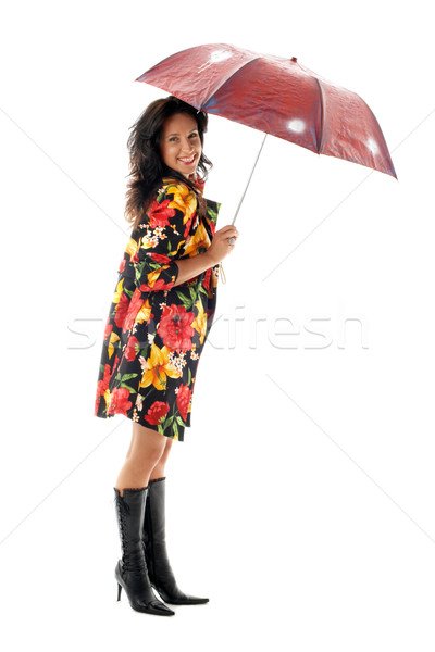 umbrella girl #2 Stock photo © dolgachov