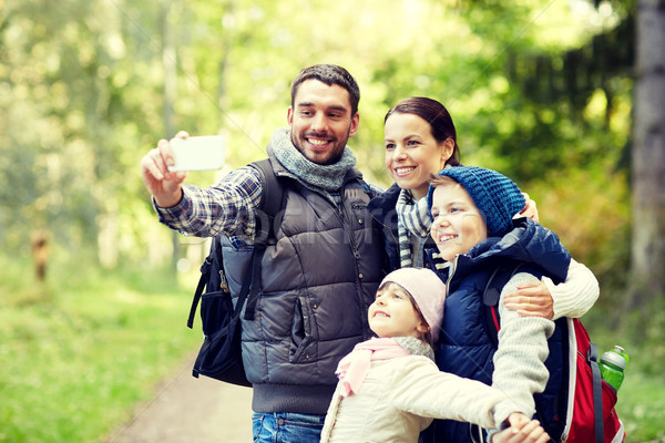 Foto stock: Família · mata · viajar · turismo