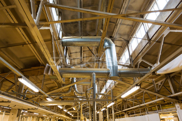 Ventilação pipes fábrica compras indústria produção Foto stock © dolgachov