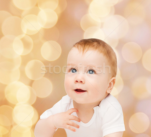 smiling little baby Stock photo © dolgachov