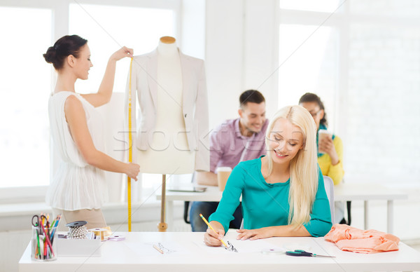 笑みを浮かべて ファッション 作業 オフィス スタートアップ 教育 ストックフォト © dolgachov