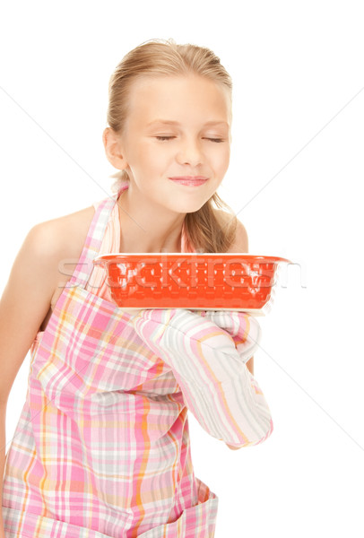 little housewife Stock photo © dolgachov