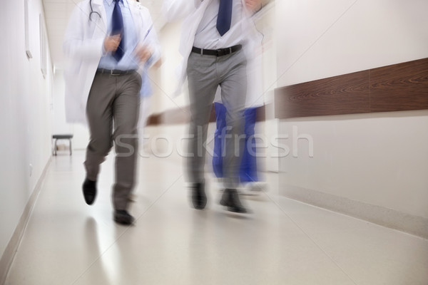 Médecins courir hôpital personnes [[stock_photo]] © dolgachov