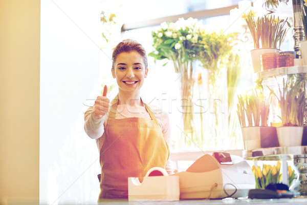 Foto stock: Florista · mujer · personas