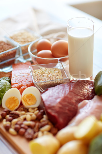 natural protein food on table Stock photo © dolgachov