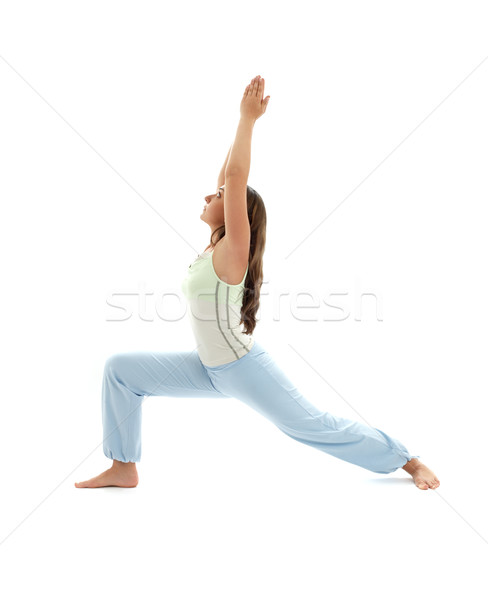 virabhadrasana warrior pose #2 Stock photo © dolgachov