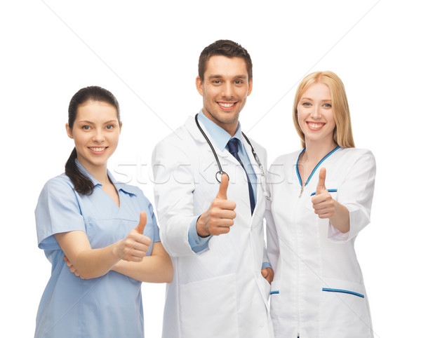 Stock photo: professional young team or group of doctors