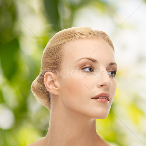 красивая женщина светлые волосы здоровья красоту Эко bio Сток-фото © dolgachov